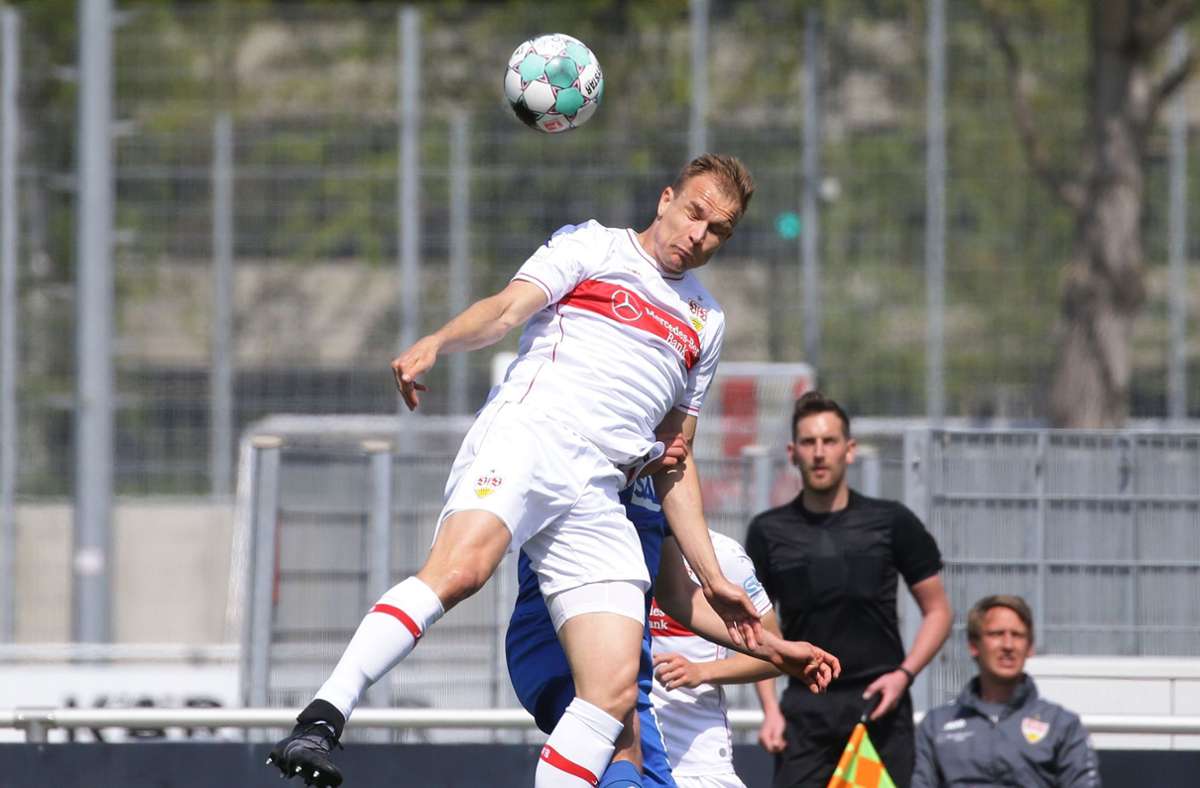 Holger Badstuber spielte in der Innenverteidigung. Nach den Verletzungen von Matej Maglica und Marc Stein ist der Ex-Nationalspieler derzeit gesetzt.