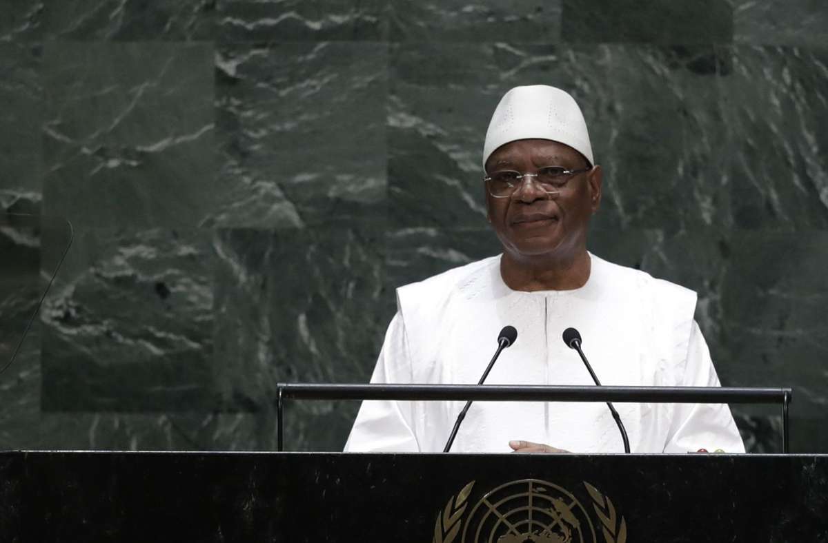 Nach einem mutmaßlichen Putschversuch ist Ibrahim Boubacar Keïta, der Präsident von Mali, zurückgetreten.   (Archivbild) Foto: dpa/Frank Franklin II