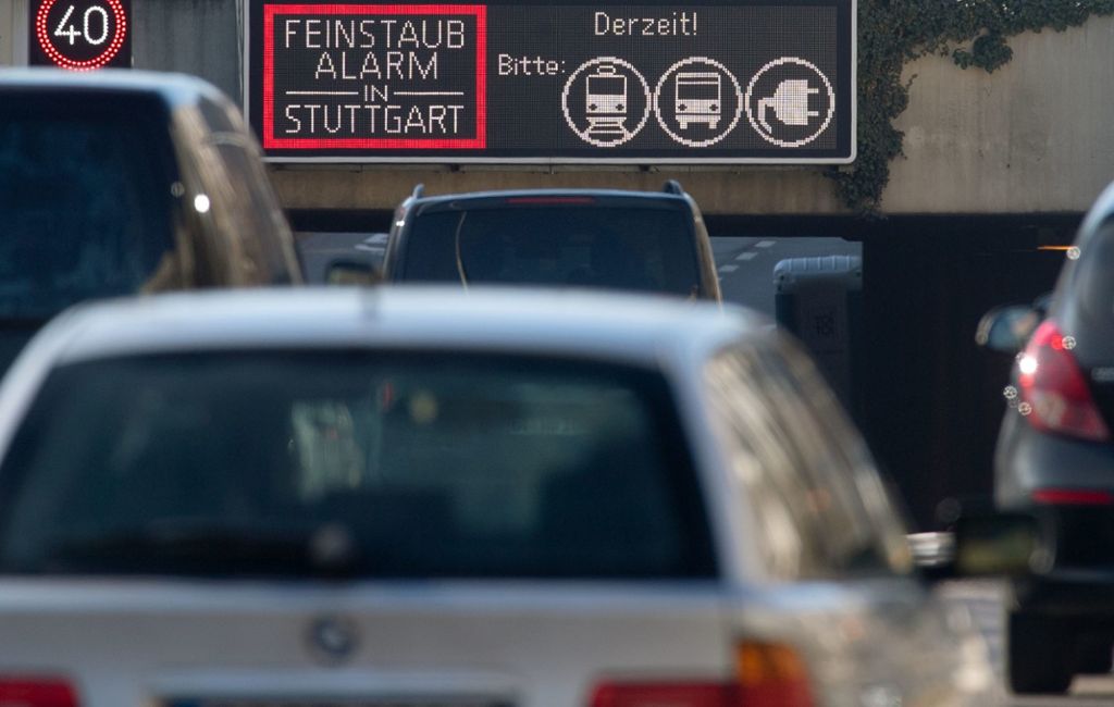 Weiterhin zu hohe Feinstaub-Konzentration in Stuttgart: Kein Ende in Sicht