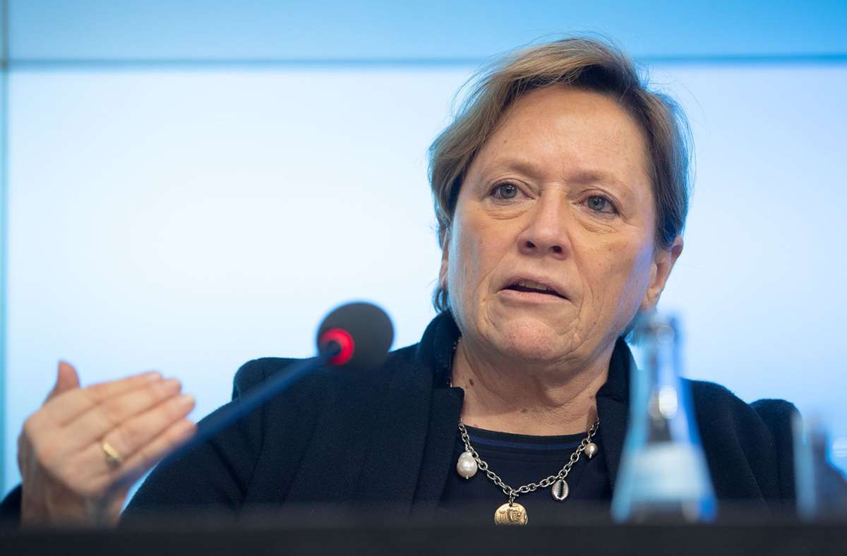 CDU-Spitzenkandidatin und Kultusministerin Susanne Eisenmann Foto: dpa/Sebastian Gollnow