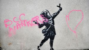 Unbekannte zerstören das neue Werk von Banksy