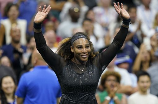 Serena Williams nach ihrem Sieg Foto: dpa/Seth Wenig