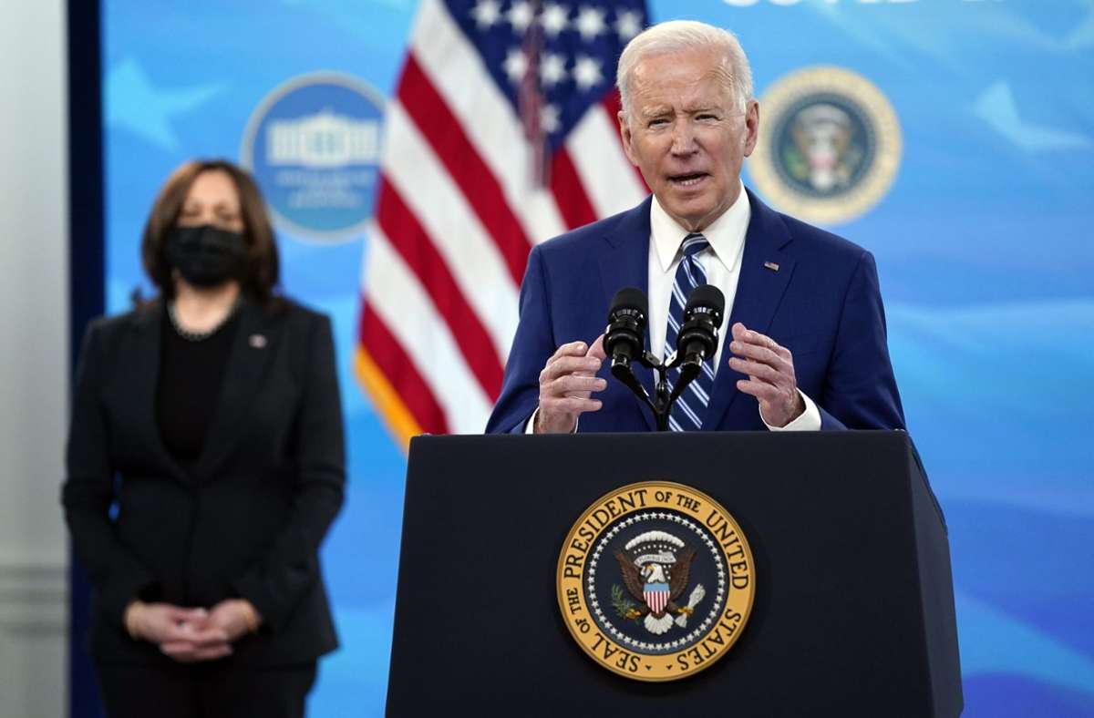 Joe Biden will die Infrastruktur in den USA modernisieren. Foto: dpa/Evan Vucci