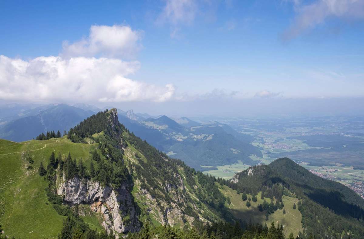Unglück in Oberbayern: Wanderer stürzt 40 Meter in die Tiefe und stirbt