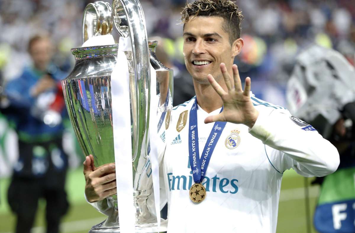 Cristiano Ronaldo hat 2018 als erster Spieler fünf Mal die Champions League gewonnen.