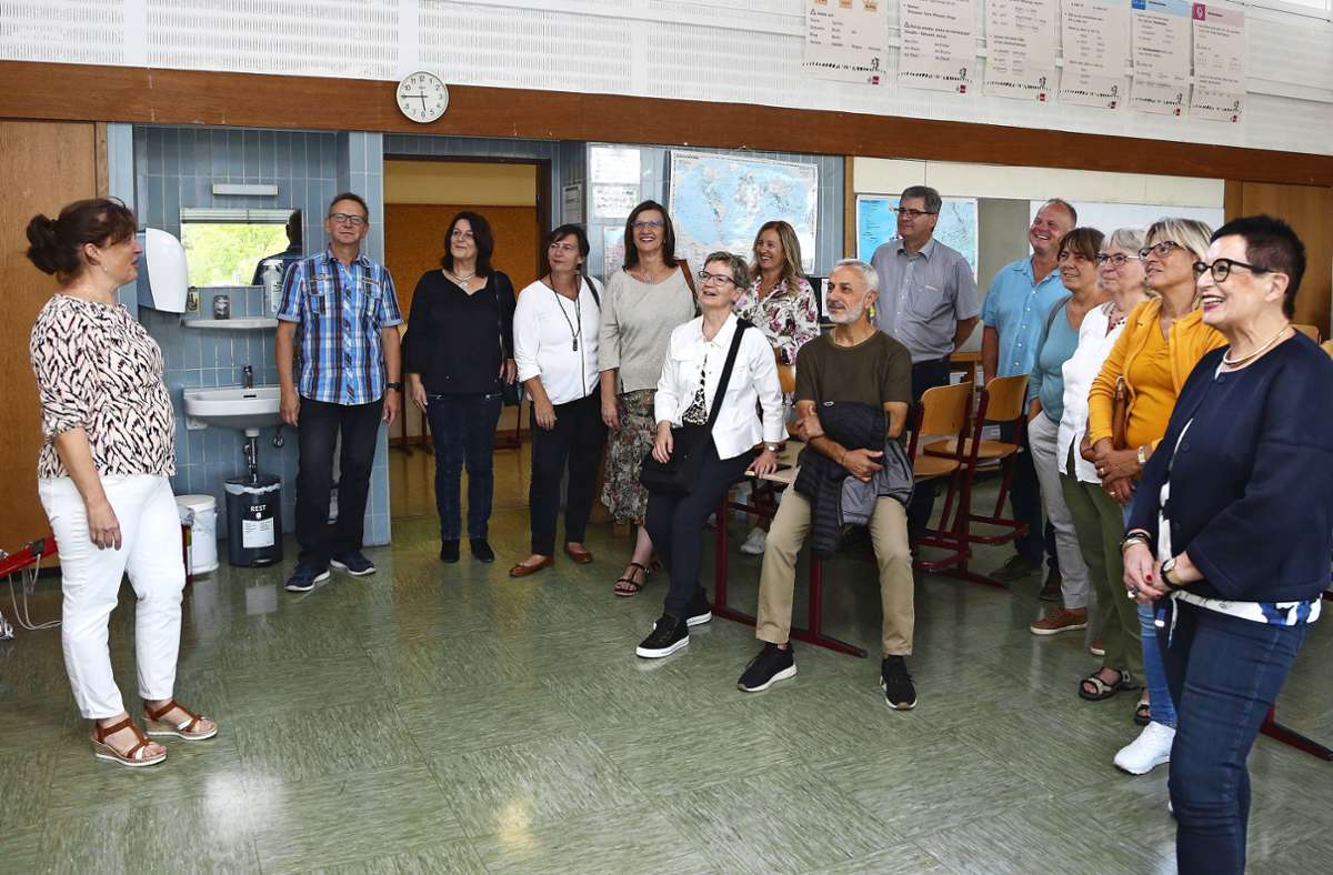 Wiedersehen in Höpfigheim: Grundschüler treffen sich nach 50 Jahren