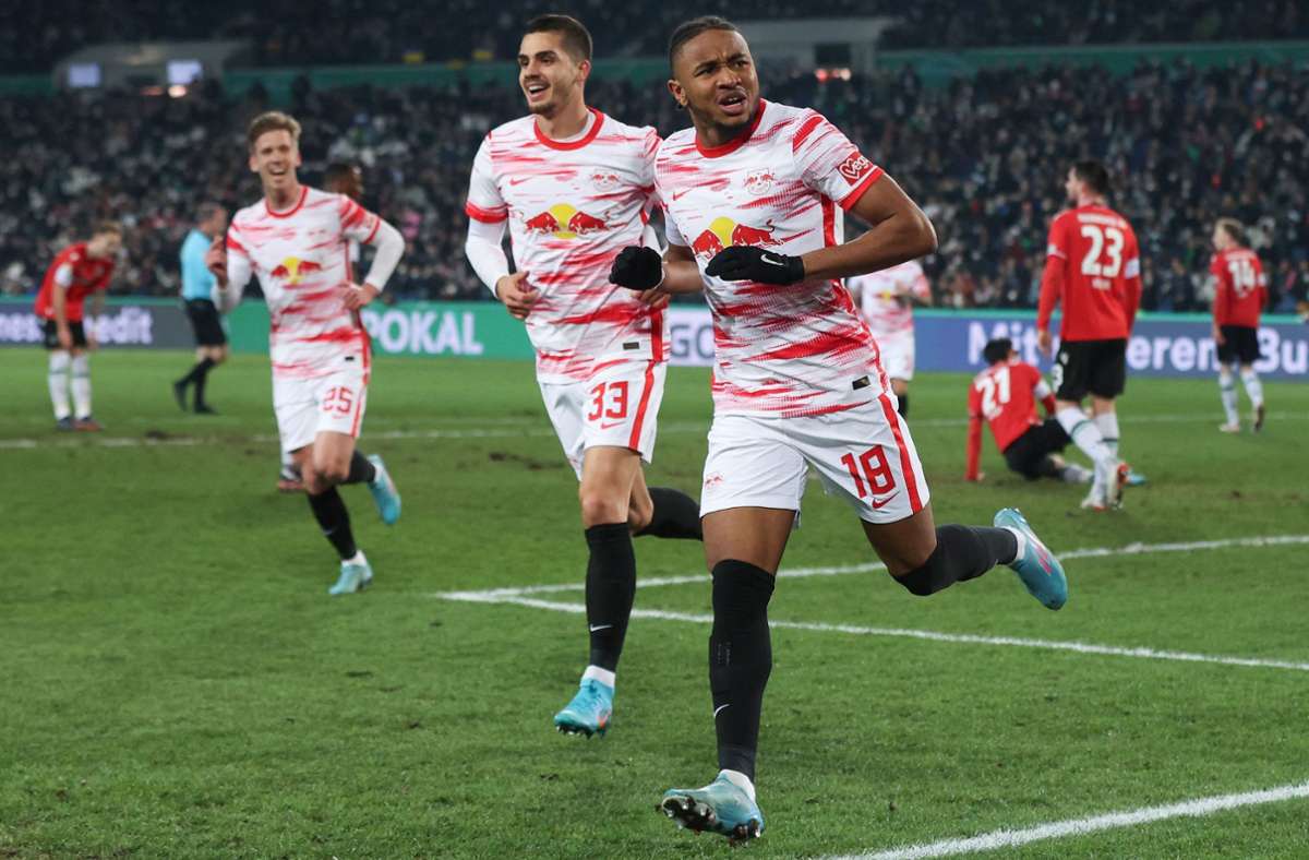 DFB-Pokal: RB Leipzig zieht souverän ins Halbfinale ein