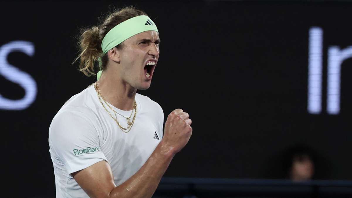 Australian Open: Zverev kämpft sich weiter - Kerber bei Comeback raus