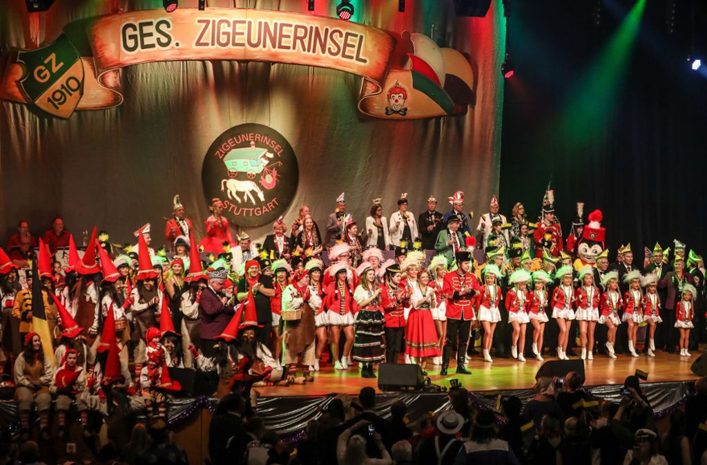 Prunksitzung der Zigeunerinsel in Stuttgart: Beste   närrische Unterhaltung