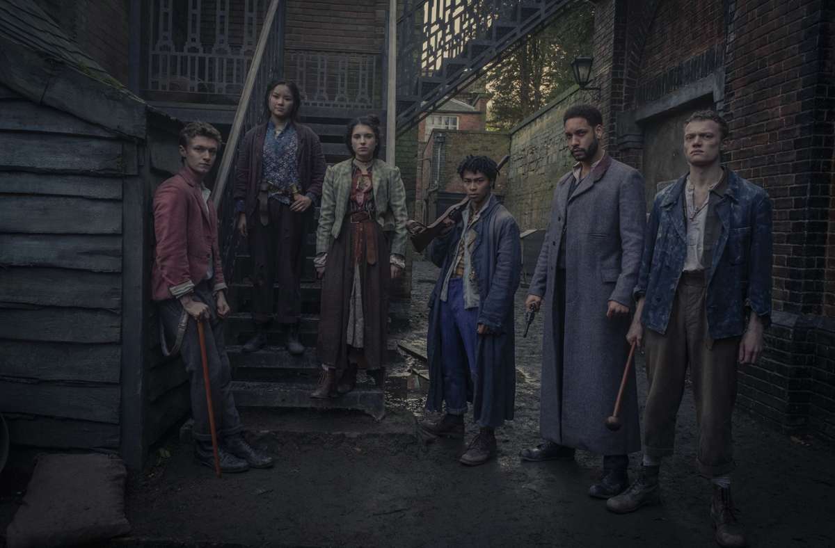 Szenenfoto aus der Netflix-Serie „Die Bande aus der Baker Street“