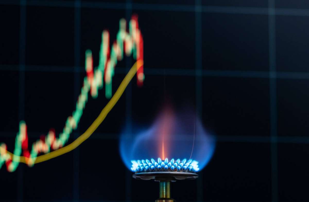 Energiekrise: Gaspreis-Explosion lässt Aktienkurse fallen
