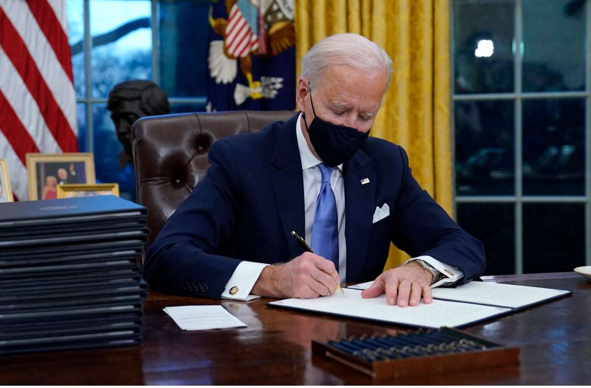 Joe Biden: US-Präsident unterzeichnet Wiedereintritt in Pariser Klimaabkommen