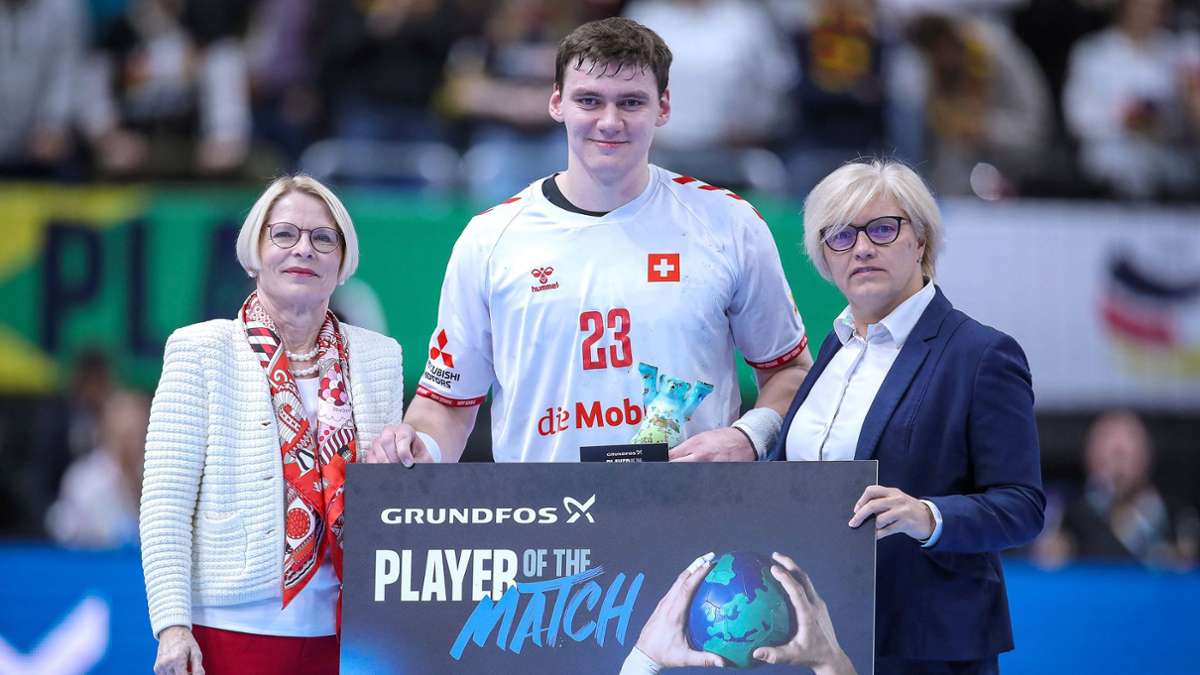Lukas Laube vom TVB Stuttgart bei EM: „Wir haben gezeigt, dass wir Schweizer auch Handball spielen können“