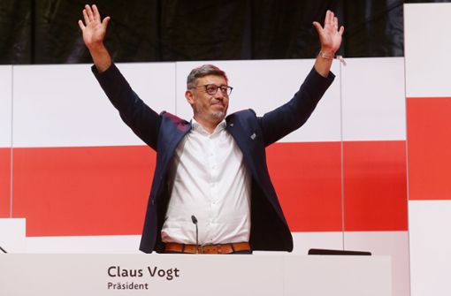 Die Freude bei Claus Vogt ist nach der Wahl natürlich riesig. Foto: Pressefoto Baumann/Hansjürgen Britsch