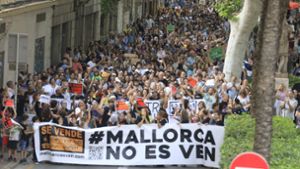 Mallorca: Tausende protestieren gegen Massentourismus