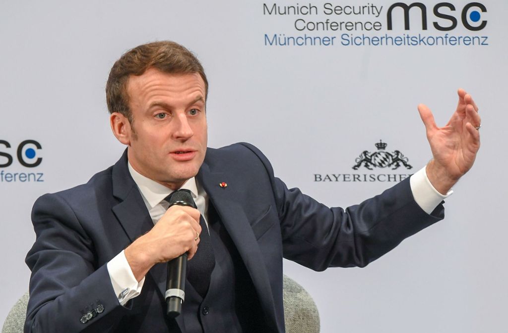 Münchner Sicherheitskonferenz: Macron will mehr Europa – aber nicht gegen die Nato