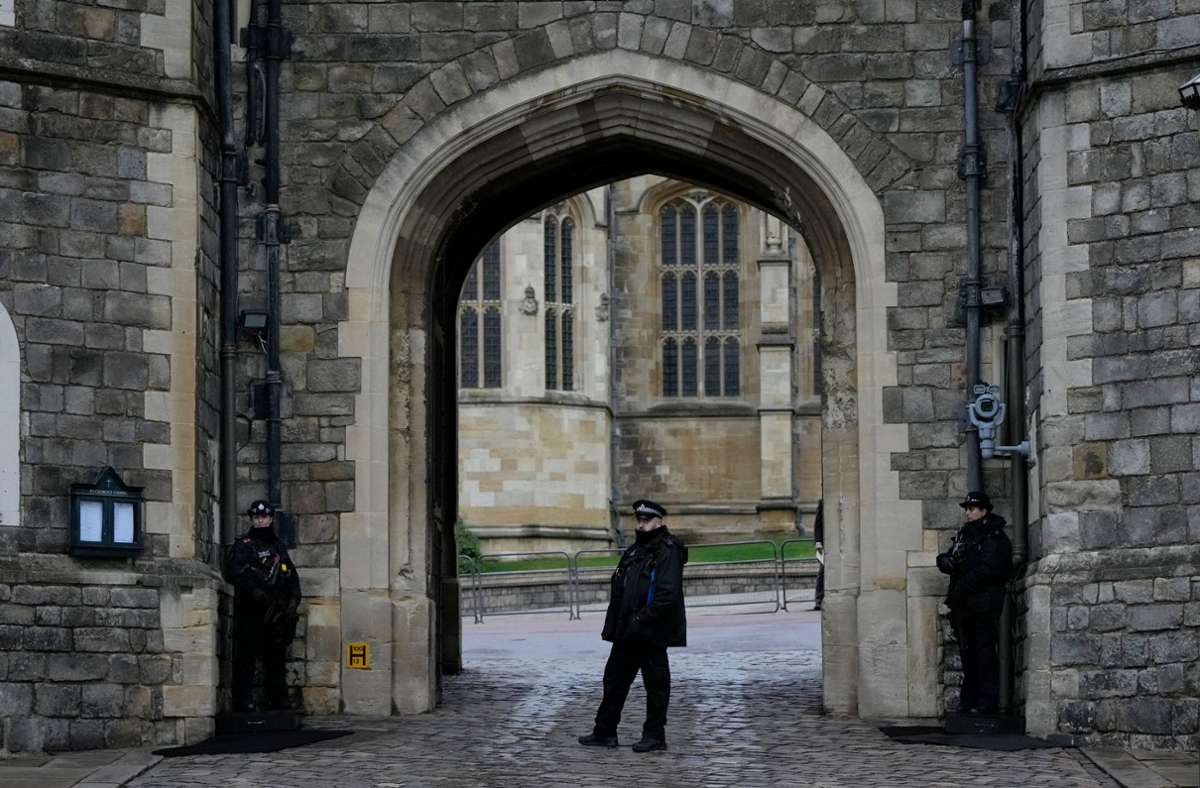 Gelände von Schloss Windsor: Polizei nimmt bewaffneten Eindringling fest