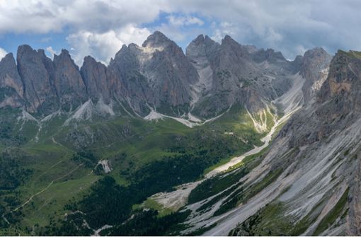 Die Geisler in Südtirol von Westen gesehen. Foto: Wikipedia commons/Wolfgang Moroder/CC BY-SA 3.0 Foto:  