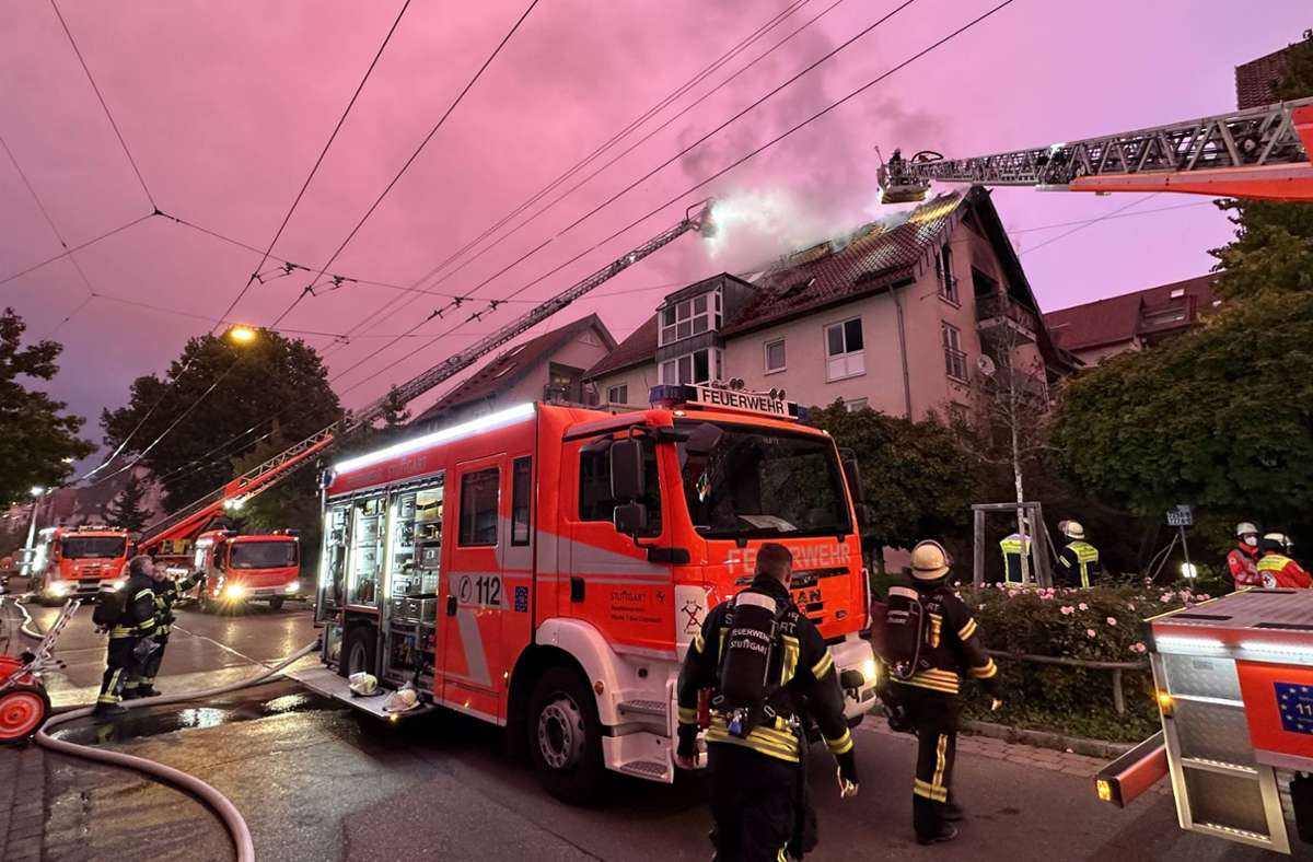 Die Feuerwehr erhielt bei ihrem Einsatz einen besonderen Auftrag. Foto: 7aktuell.de/Alexander Hald