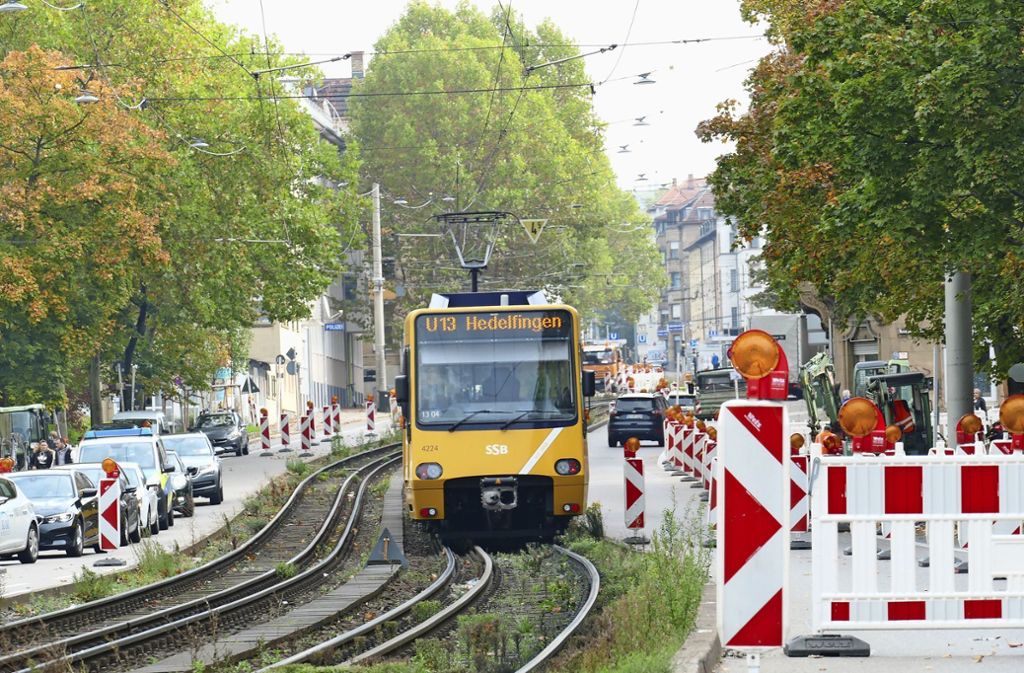 Schienenarbeiten am kommenden Wochenende: Kein Stadtbahnbetrieb auf dem Wilhelmsplatz