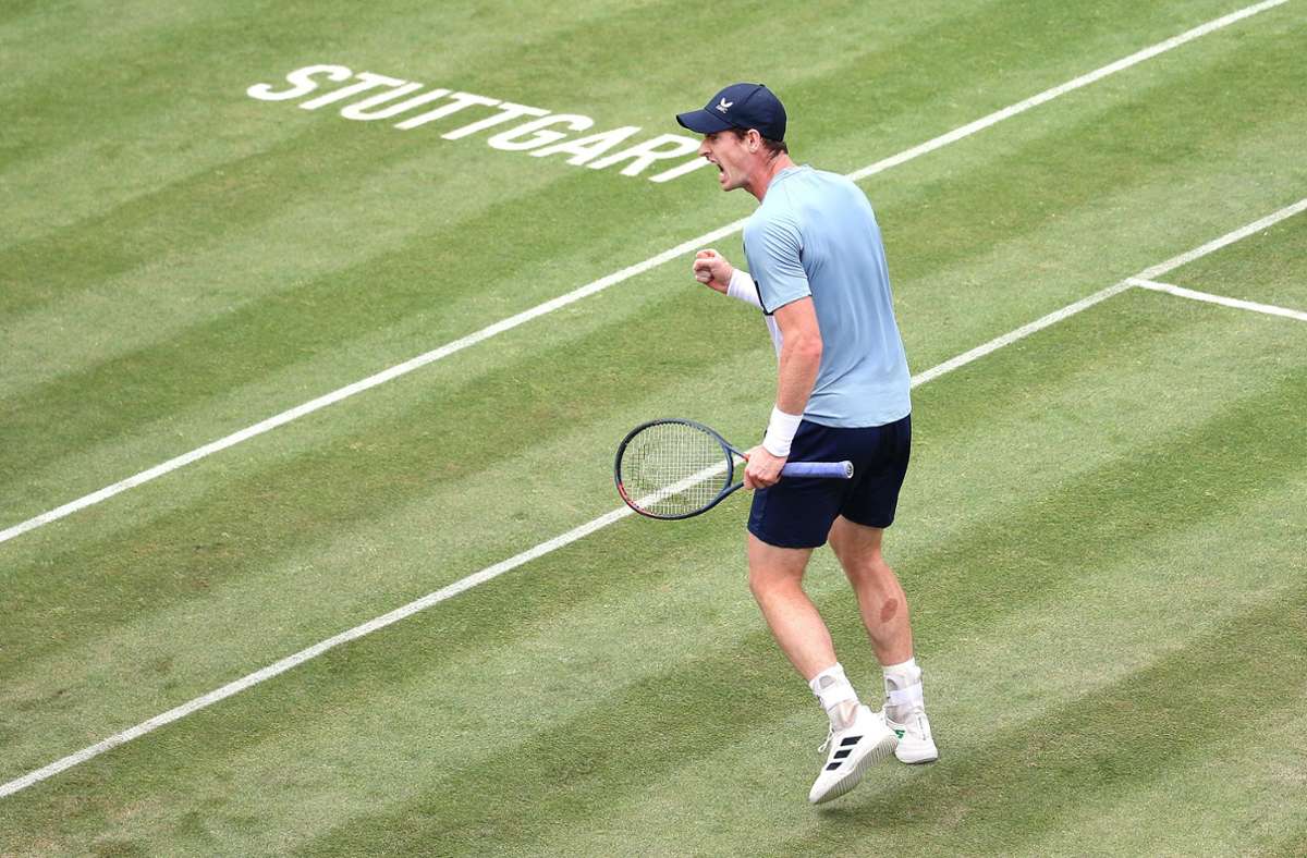 Andy Murray ist in Stuttgart weiter. Foto: Pressefoto Baumann/Julia Rahn