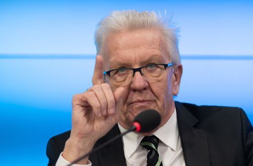 Winfried Kretschmann ist der bundesweit einzige grüne Regierungschef. Foto: dpa/Sebastian Gollnow