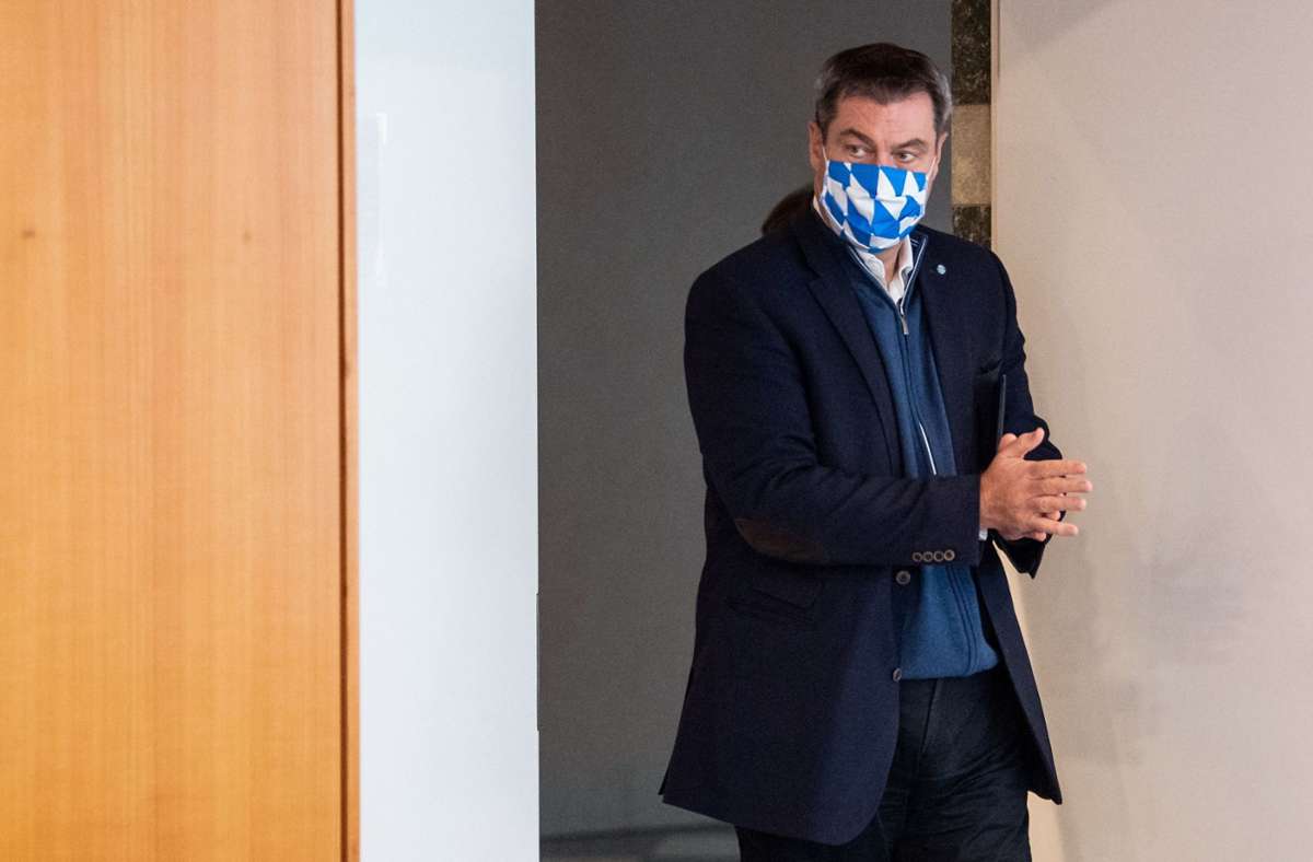 Coronavirus: Markus Söder fordert bundesweit Maskenpflicht bei hohen Zahlen