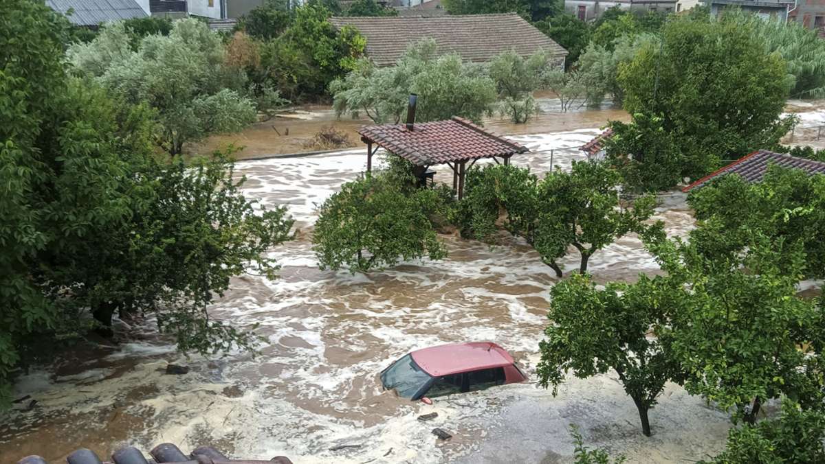 Extreme Unwetter in Griechenland: So viel Regen wie noch nie – Sturmtief wütet weiter
