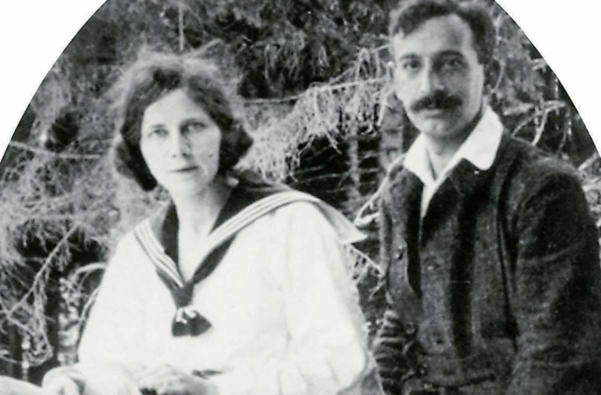 Nina Einstein Mazzetti und ihr Mann Robert Einstein, der Cousin des berühmten Physikers Albert Einstein