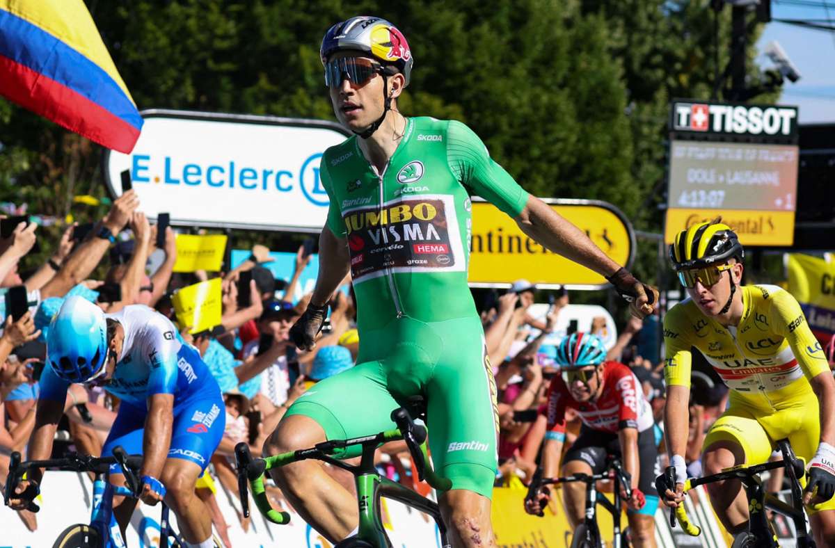 Tour de France: Van Aert gewinnt Schweiz-Gastspiel der Tour - Zwei Corona-Fälle