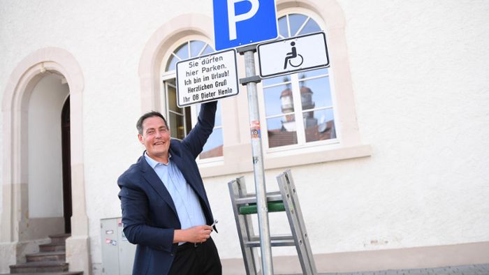 Hier kann jeder den Rathaus-Parkplatz von Bürgermeistern kostenlos nutzen