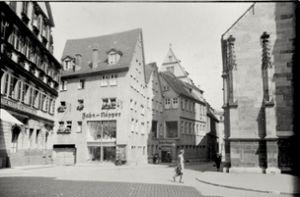 Traditionsgeschäfte in Stuttgart 1942: Als der Name Nopper an der Wand hing