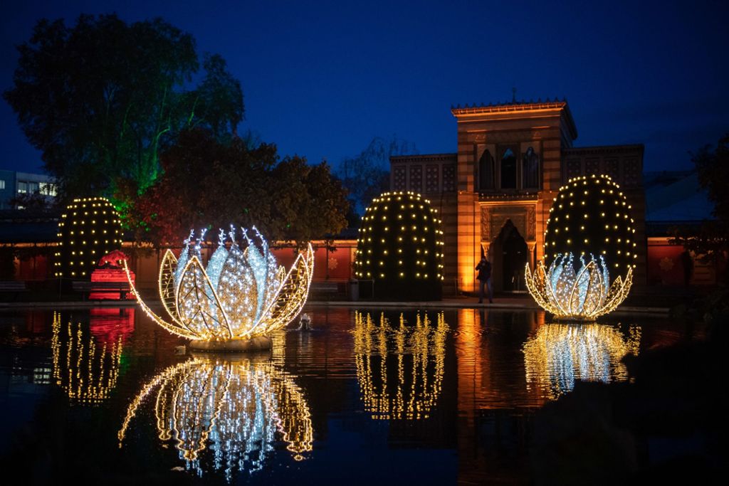 Im vergangenen Jahr kamen insgesamt mehr als 120.000 Zuschauer: 10.000 Besucher sehen Lichtspektakel «Christmas Garden» seit Start