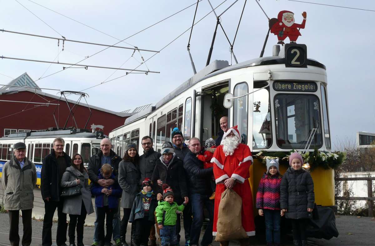 Bad Cannstatt: Nikolausfahrt mit Straßenbahn-Oldie