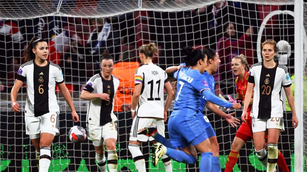 Fußball: DFB-Frauen vergeben erste Olympia-Chance