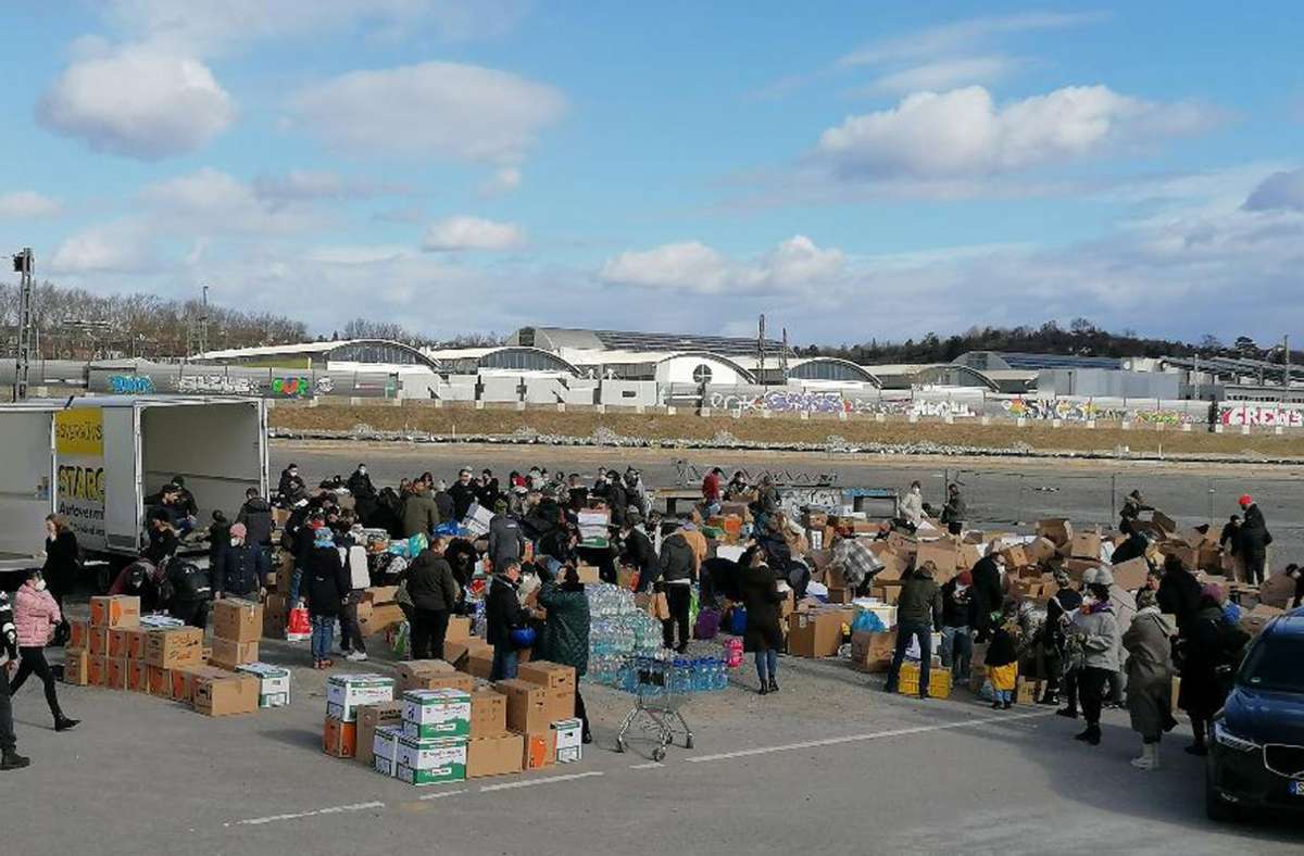 Hilfsprojekte in Stuttgart für die Ukraine: Hier werden Spenden und Hilfsgüter gesammelt