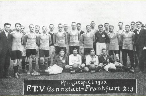 Ein historische Foto von dem Vorgängerverein der Spvgg Cannstatt. Foto: (z)/Spvgg Cannstatt