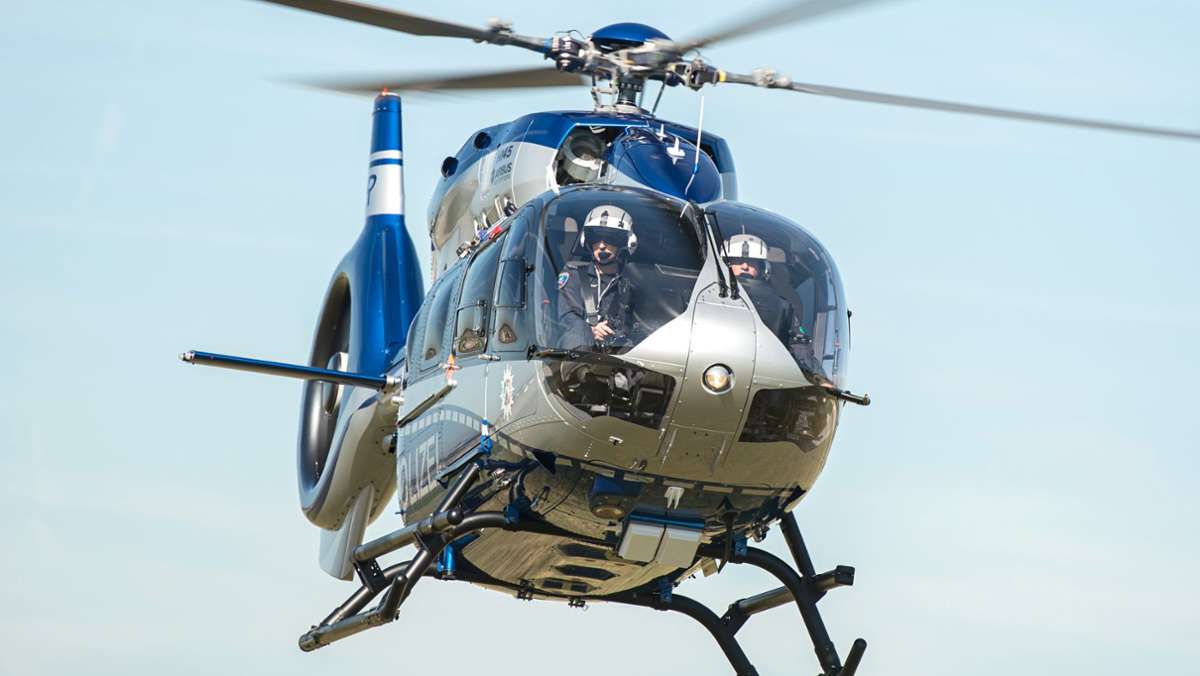 Hilferuf aus Weinstadt: Polizei findet gestürzten Mann nach Hubschraubersuche