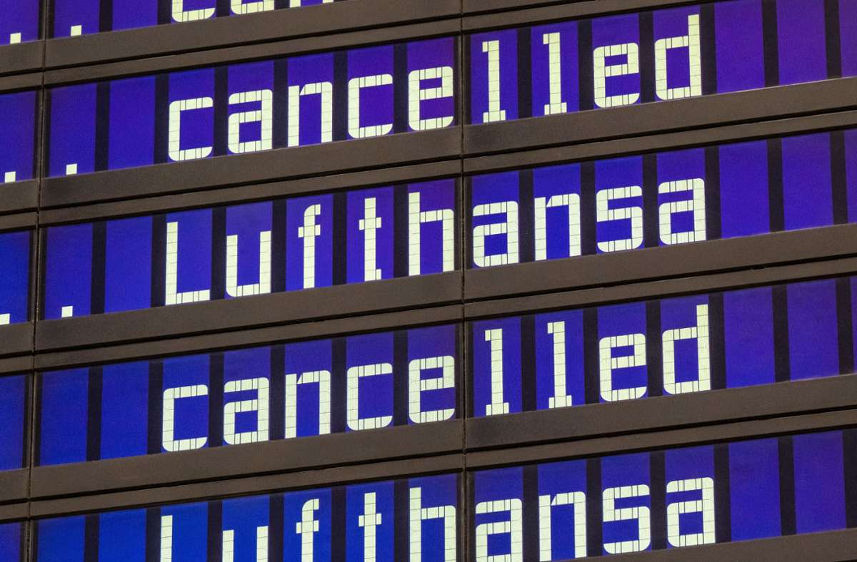 Lufthansa-Streik: Airline streicht am Freitag fast alle Flüge