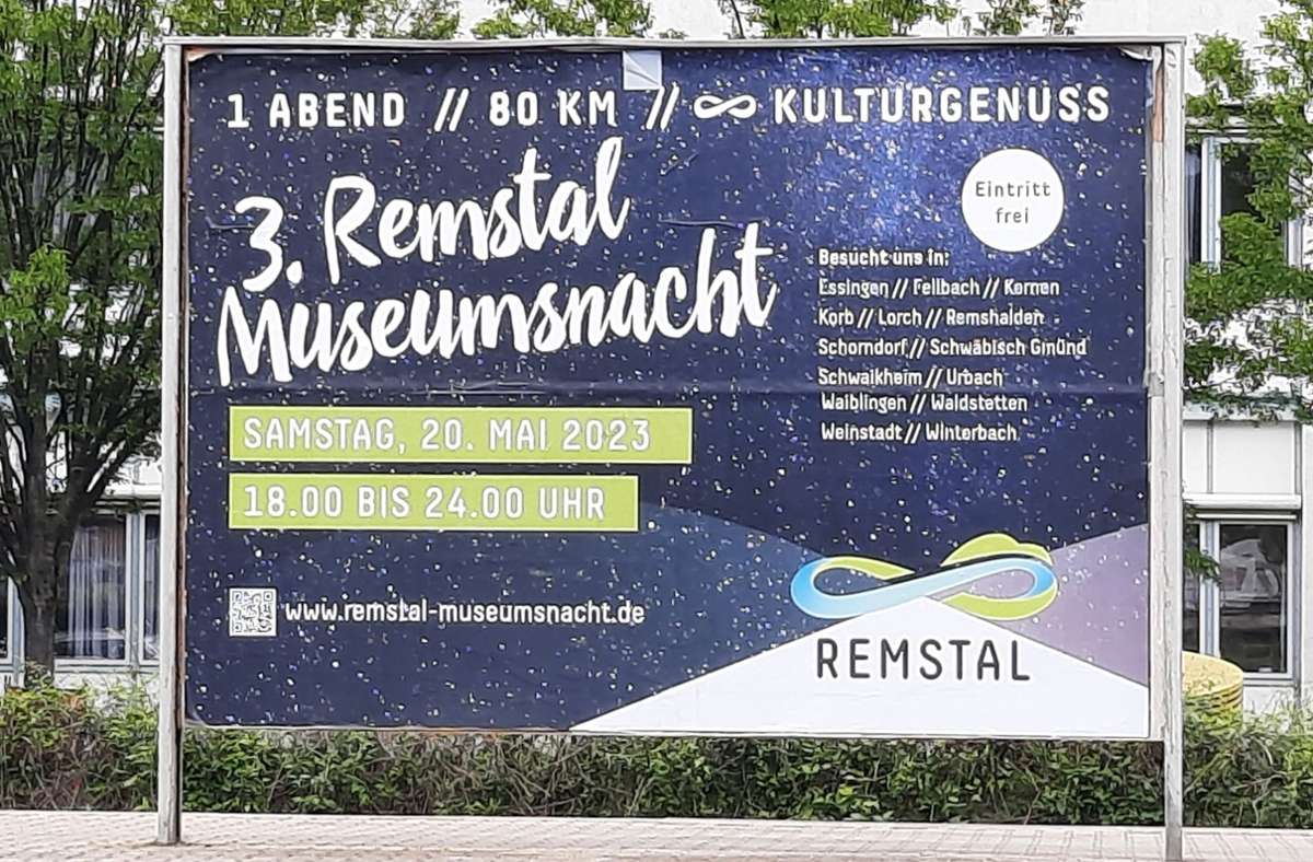 Ein Abend - 80 Kilometer Kulturgenuss bei der Remstal-Museumsnacht am 20. Mai  2023