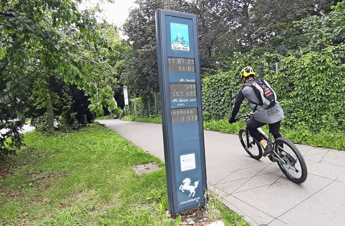 Untertürkheim: Zahl der Radfahrer steigt weiter