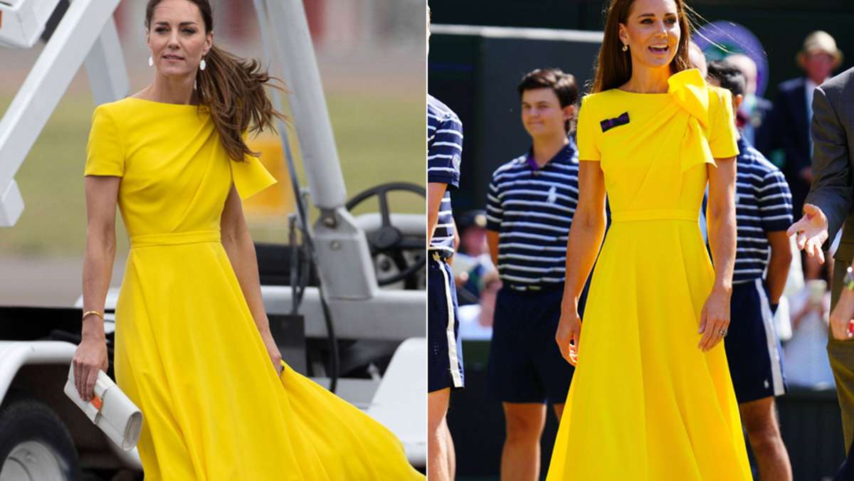 Herzogin Kate: Für Wimbledon recycelt sie ein Kleid der „Royal Tour“