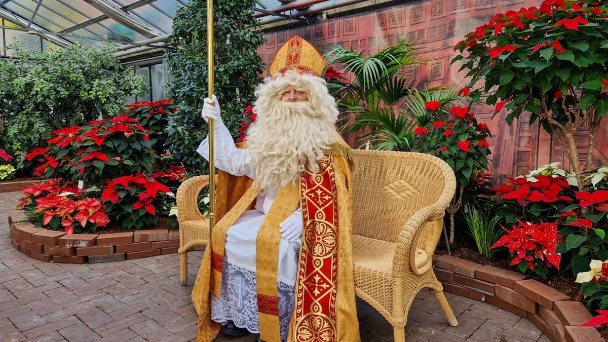 Advent in der Stuttgarter Wilhelma: Der Nikolaus kommt in den Zoo