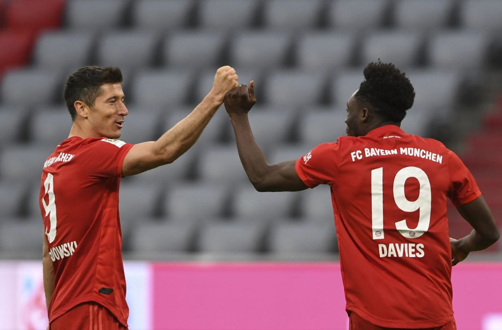 Fußball-Bundesliga: Meisterliche Bayern deklassieren Düsseldorf