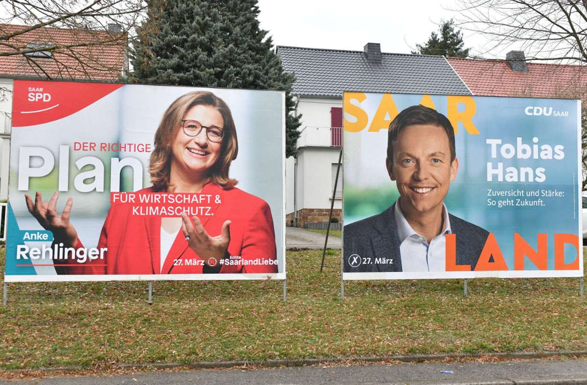 Wahlkampf im Saarland: Muss die CDU in die Juniorenrolle?