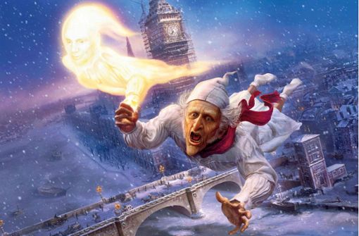 Immer wieder wird Dickens’ Weihnachtsspuk neu verfilmt: hier das Plakatmotiv von Robert Zemeckis’   Kinovariante von 2009. Foto: imago images/Everett Collection/Walt Disney Co.