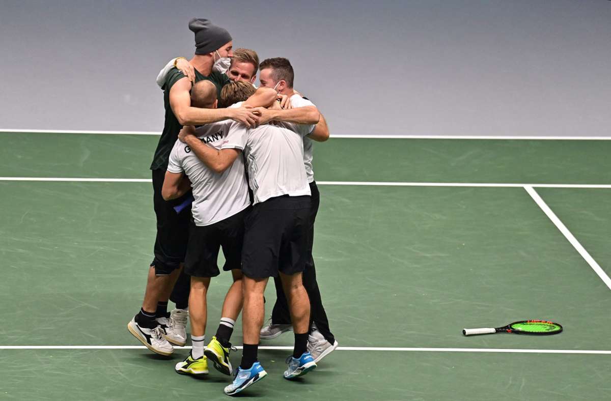 Davis Cup im Tennis: Deutsches Team erreicht erstmals seit 14 Jahren Halbfinale