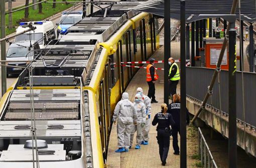 Dramatischer Fall auch in Stuttgart: Am 11. März 2021 wurde eine Frau in einer Stadtbahn am Halt Löwentorbrücke niedergestochen. Foto: Andreas Rosar/Fotoagentur-Stuttgart