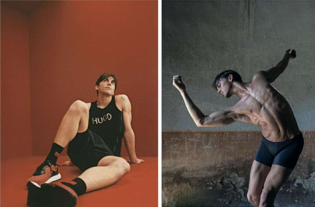 Matteo Miccini ist ein Bühnenprofi und weiß, wie man sich in Szene setzt - als Modell und als Tänzer.