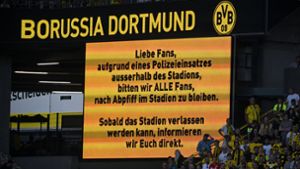 Fans durften Dortmunder Stadion nicht gleich verlassen